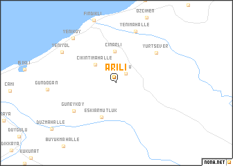 map of Arılı