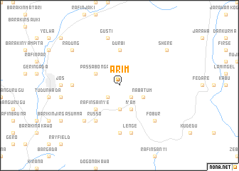 map of Arim