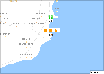 map of Arinaga
