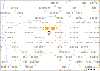 map of Arinago