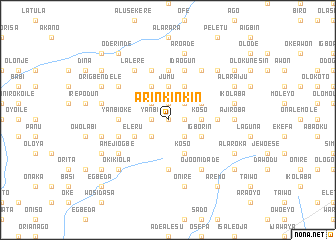map of Arinkinkin