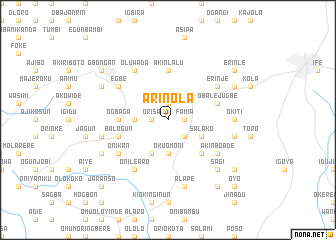 map of Arinola