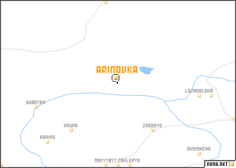 map of Arinovka