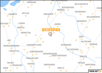 map of Arírapah