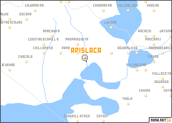 map of Arislaca