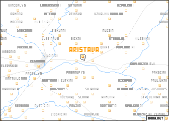 map of Aristava