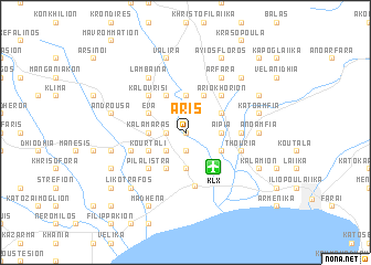 map of Áris