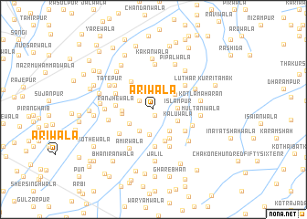 map of Ārīwāla