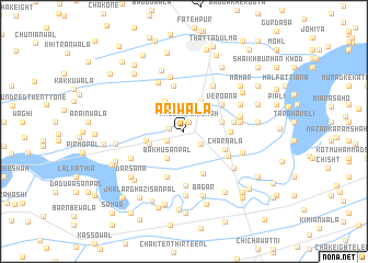 map of Āriwāla