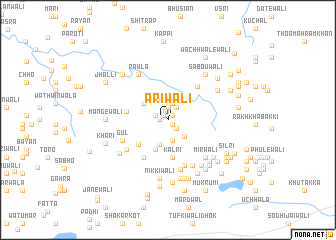 map of Ariwāli