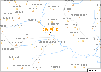 map of Arjelīk