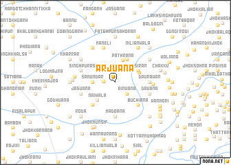 map of Arjuāna