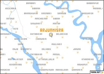 map of Arjunmisra