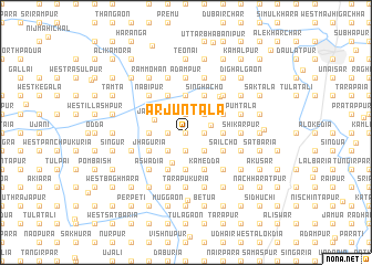 map of Arjuntala