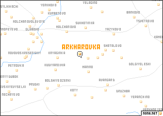 map of Arkharovka