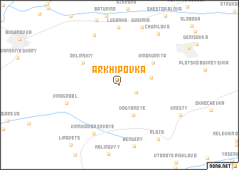 map of Arkhipovka