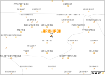 map of Arkhipov