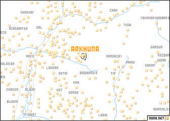 map of Arkhūna