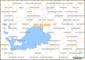 map of Arlaching