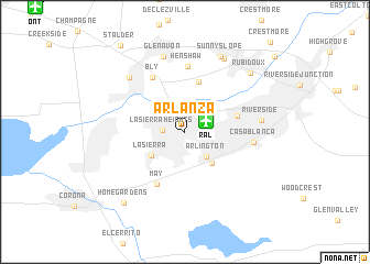 map of Arlanza