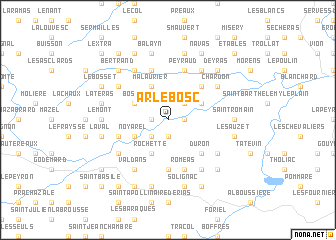 map of Arlebosc