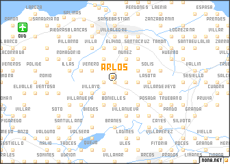 map of Arlós
