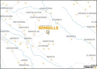 map of Armadillo