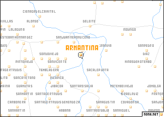 map of Armantina