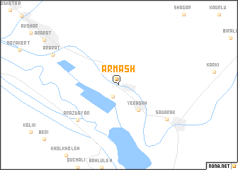 map of Armash