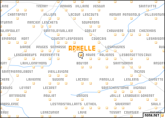 map of Armelle