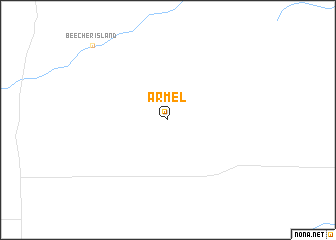 map of Armel