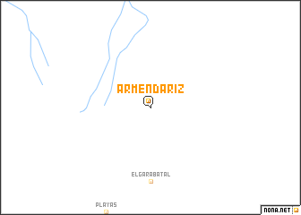 map of Armendáriz