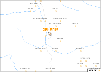 map of Armeniş