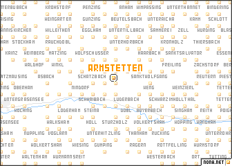 map of Armstetten