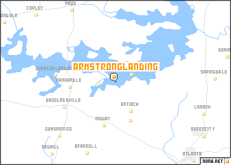 map of Armstrong Landing