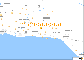 map of Armyanskoye Ushchelʼye