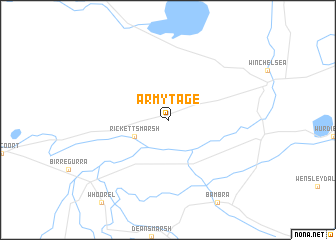 map of Armytage
