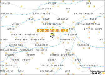 map of Arnaud-Guilhem