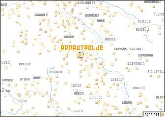 map of Arnaut Polje