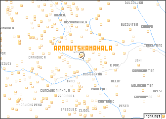 map of Arnautska Mahala