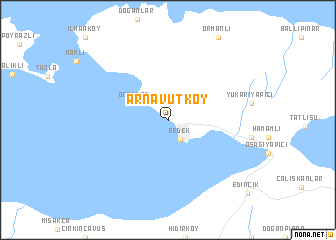 map of Arnavutköy