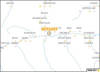 map of Arndorf