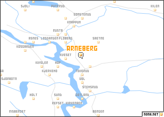 map of Arneberg