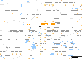 map of Ärngisslahyltan