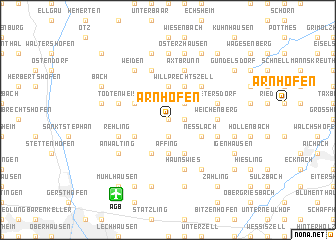 map of Arnhofen