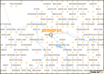 map of Arnhofen