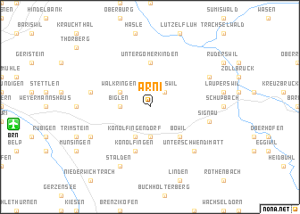 map of Arni