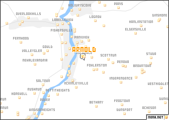 map of Arnold