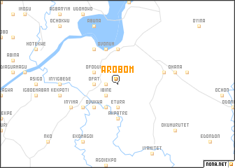 map of Arobom