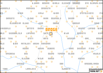 map of Aroge